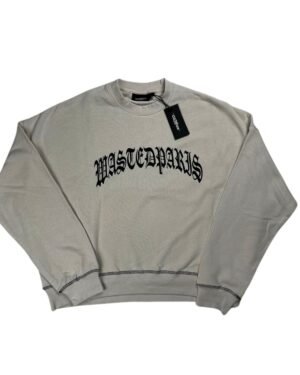 Felpa Wasted Paris WM Crewneck Kingdom Fog White
