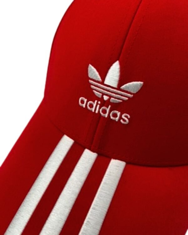 Cappello Visiera Curva Adidas Rosso logo