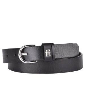 Cintura Tommy Hilfiger Nera Sottile