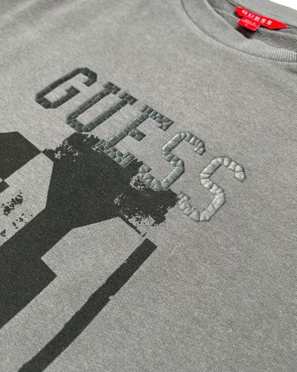 Felpa GUESS 81 Grigia dettaglio