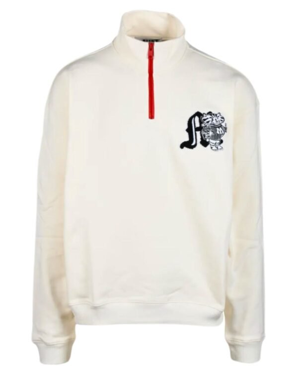 Felpa MSGM Panna con Zip