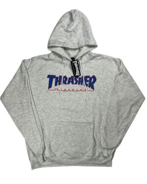 Felpa Thrasher Hoodie Hash Grey