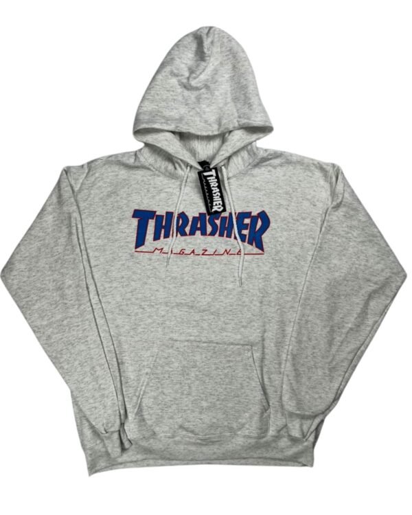 Felpa Thrasher Hoodie Hash Grey