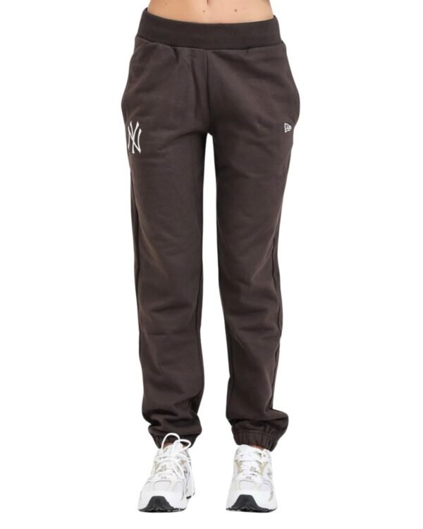 New Era Pantaloni Tuta Marroni Fronte