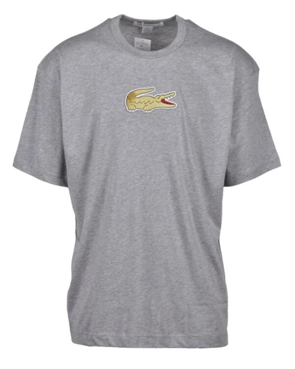 T-shirt Grigia Lacoste X Comme Des Garçons