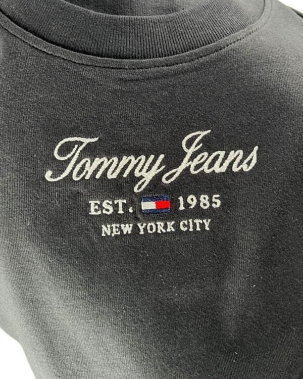 T-shirt Nera Tommy Jeans logo