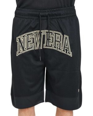 Pantaloncini New Era Neri Oro