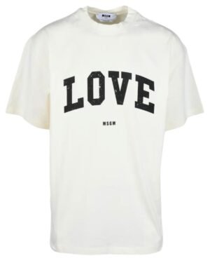 T-shirt MSGM Love Panna