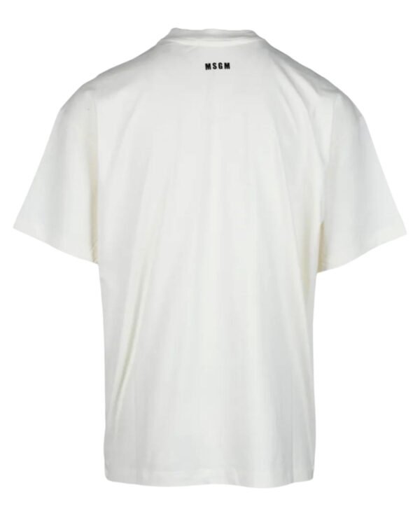T-shirt MSGM Panna Retro