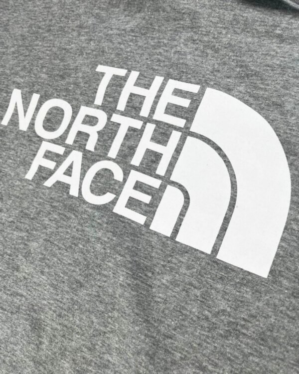 Felpa Grigia The North Face Logo