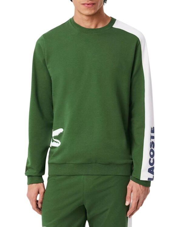 Felpa Lacoste Verde Coccodrillo