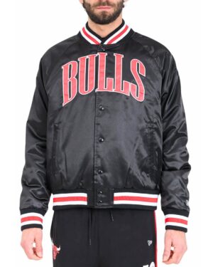 Giacca Bomber Chicago Bulls Nera New Era