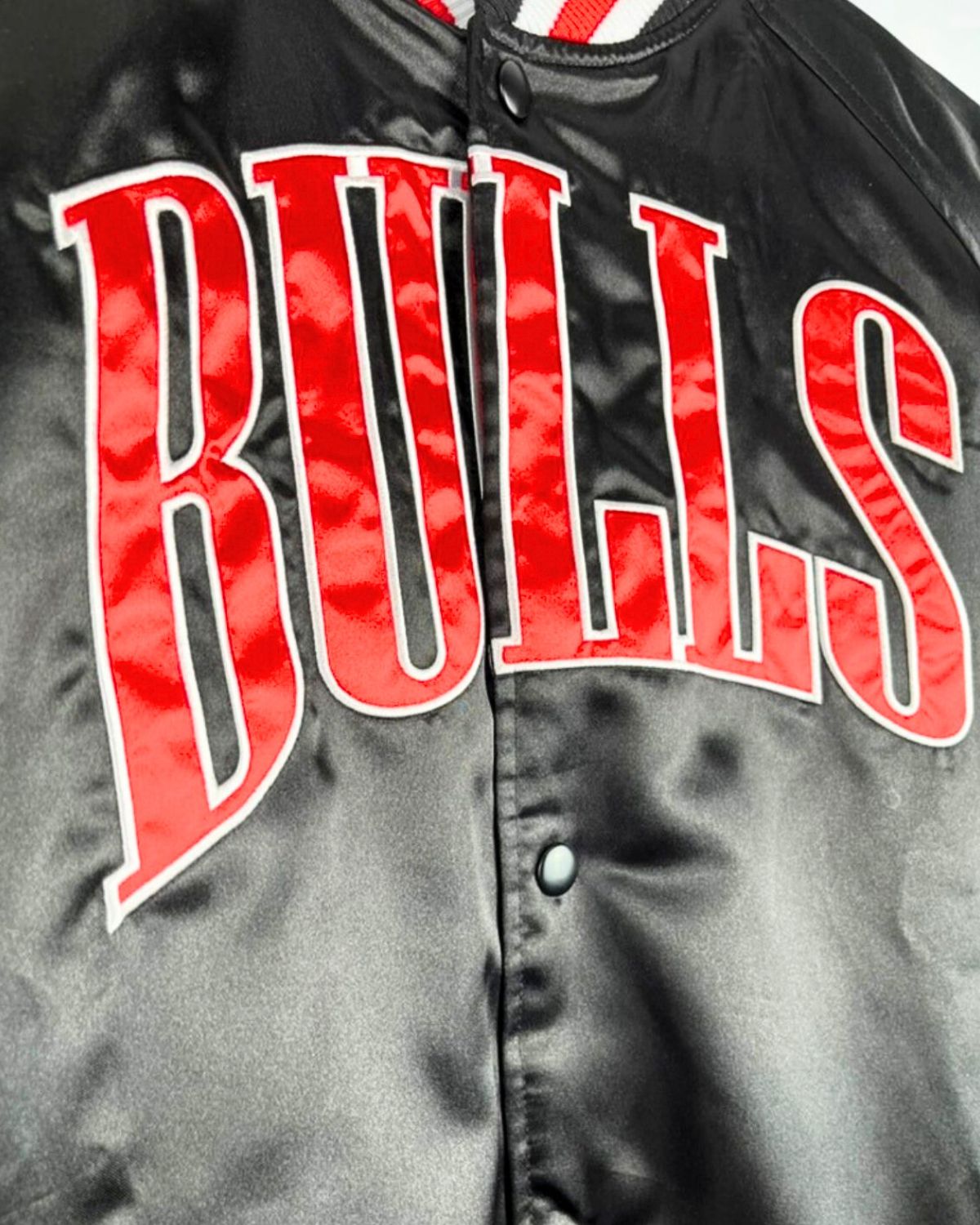 Giacca Bomber Chicago Bulls Nera Rossa